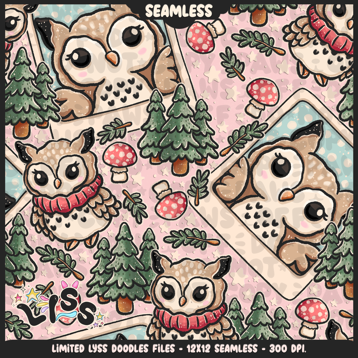 Lyss Doodles - Seamless Files - November 2024 Patreon