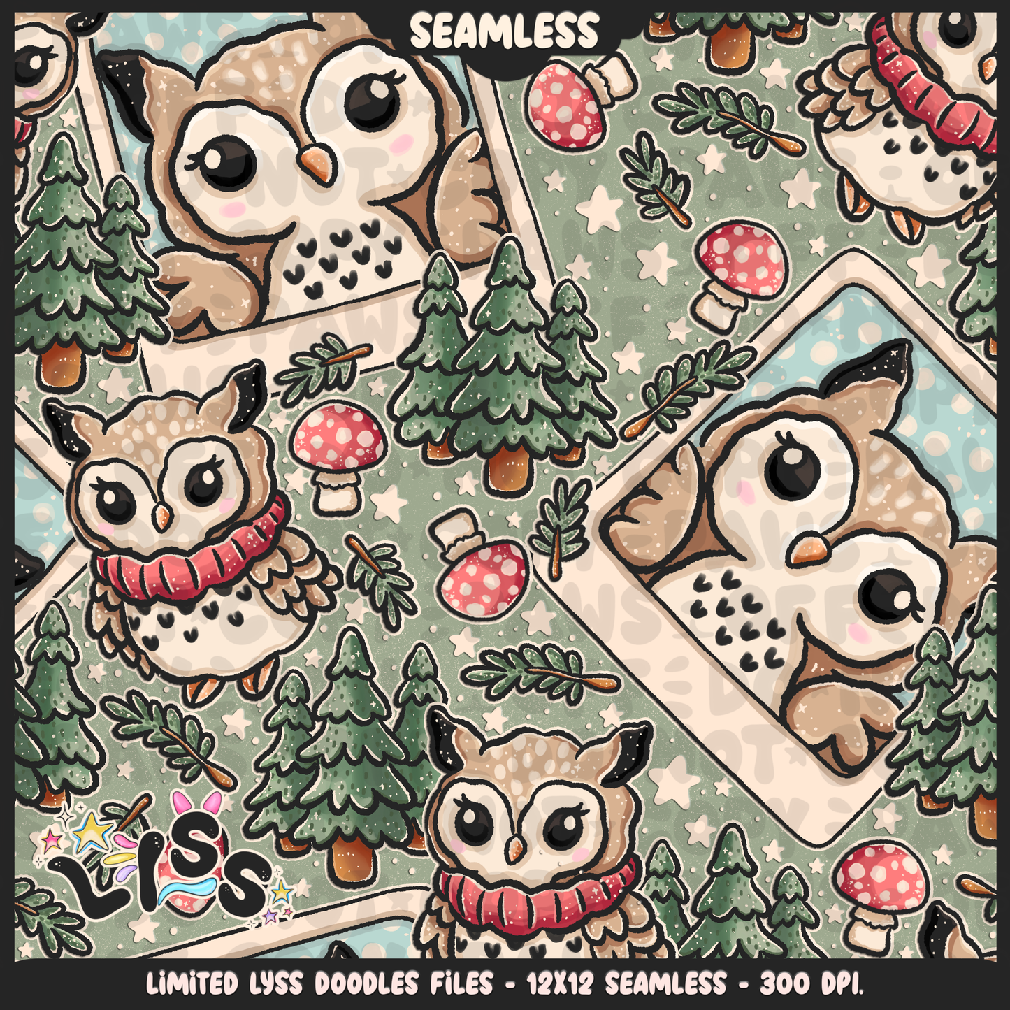 Lyss Doodles - Seamless Files - November 2024 Patreon