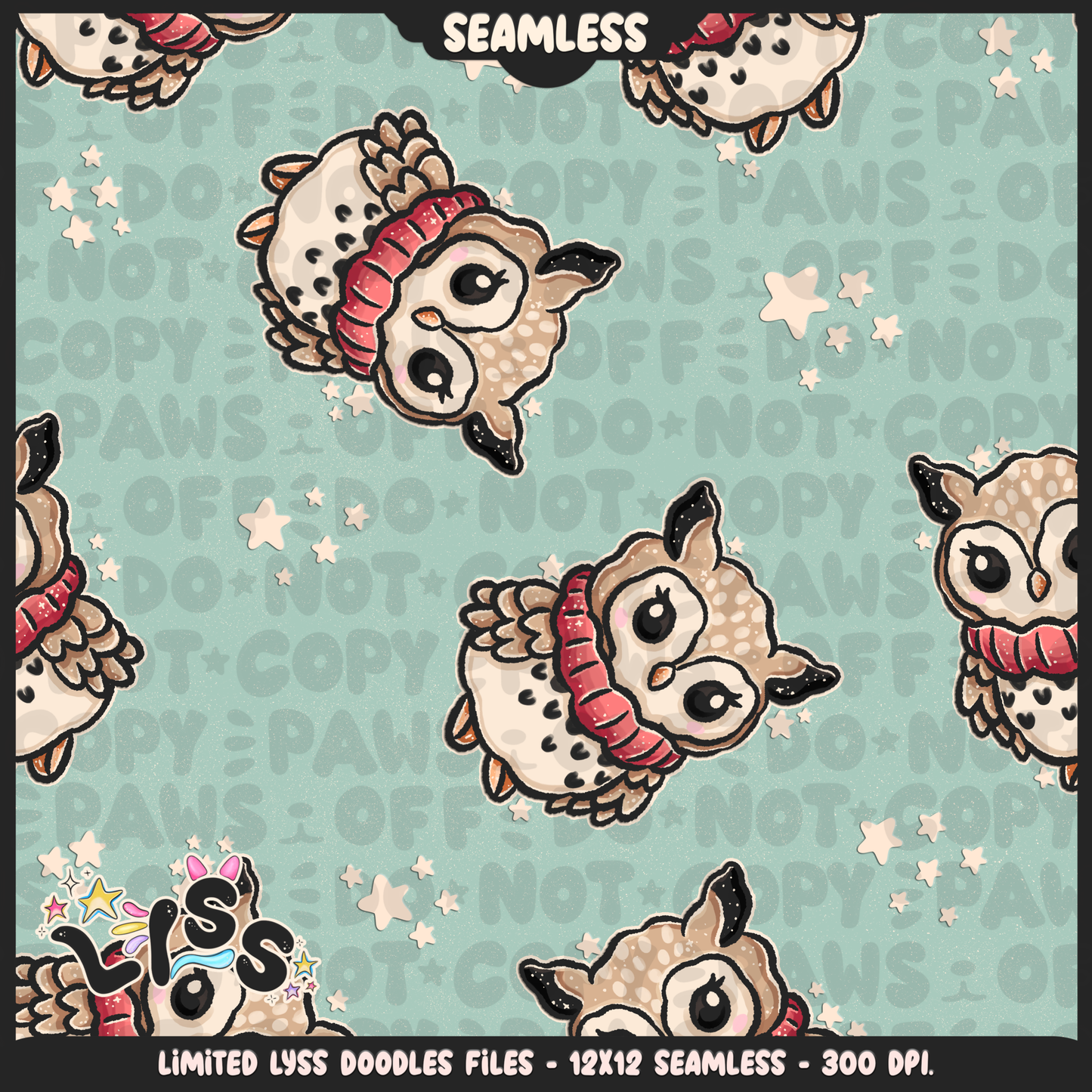 Lyss Doodles - Seamless Files - November 2024 Patreon