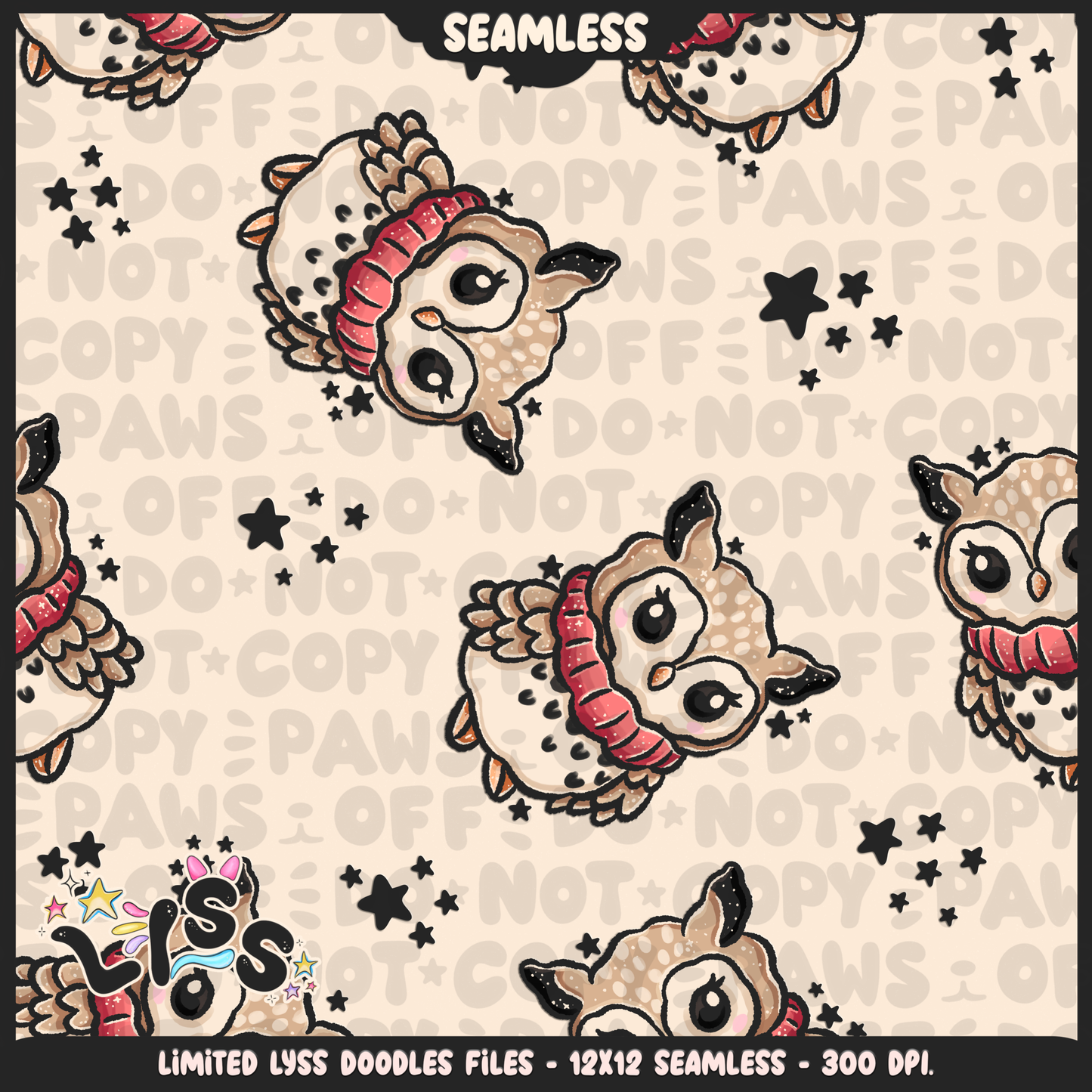 Lyss Doodles - Seamless Files - November 2024 Patreon