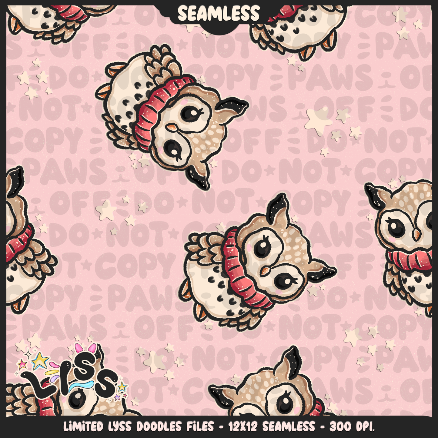 Lyss Doodles - Seamless Files - November 2024 Patreon