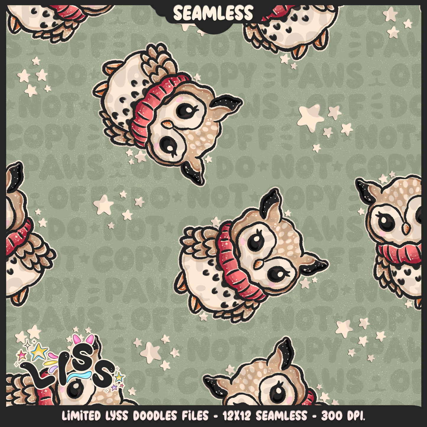 Lyss Doodles - Seamless Files - November 2024 Patreon