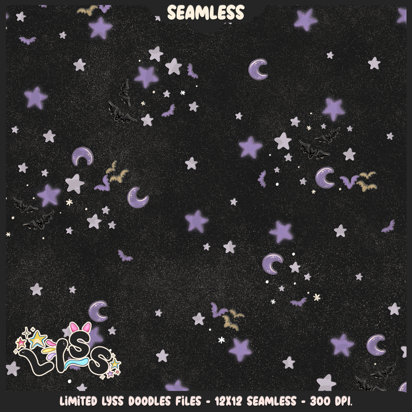 Lyss Doodles - Seamless Files - October 2024 Patreon - Collection #2