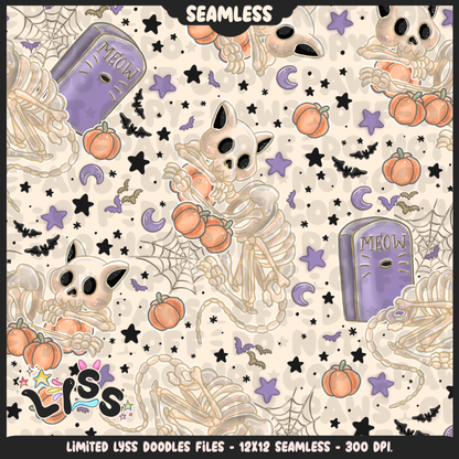 Lyss Doodles - Seamless Files - October 2024 Patreon - Collection #2