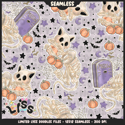 Lyss Doodles - Seamless Files - October 2024 Patreon - Collection #2