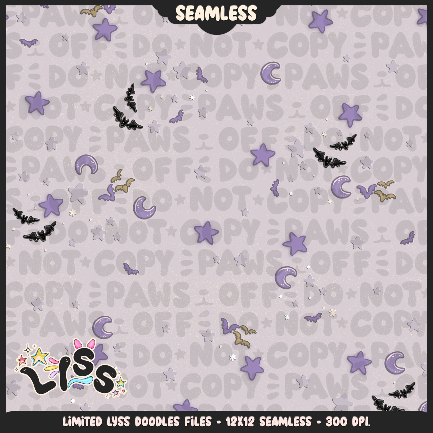 Lyss Doodles - Seamless Files - October 2024 Patreon - Collection #2