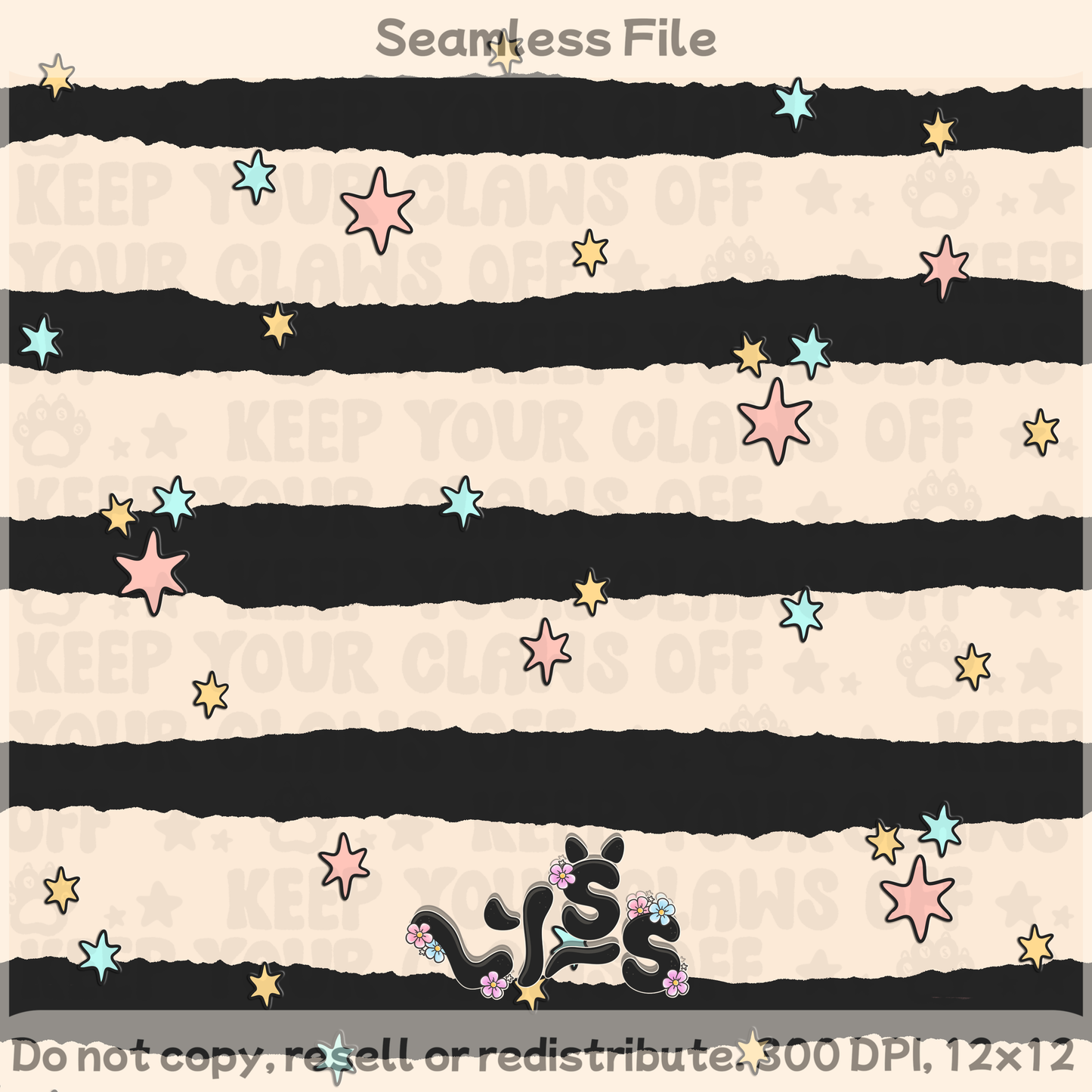 Lyss Doodles - Seamless Files - April 2025 Patreon - Collection #2