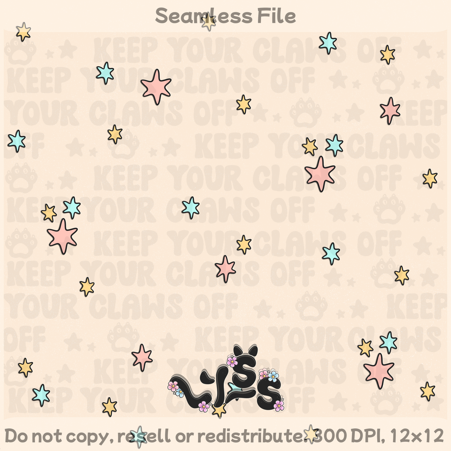Lyss Doodles - Seamless Files - April 2025 Patreon - Collection #2