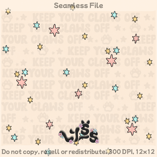 Lyss Doodles - Seamless Files - April 2025 Patreon - Collection #2