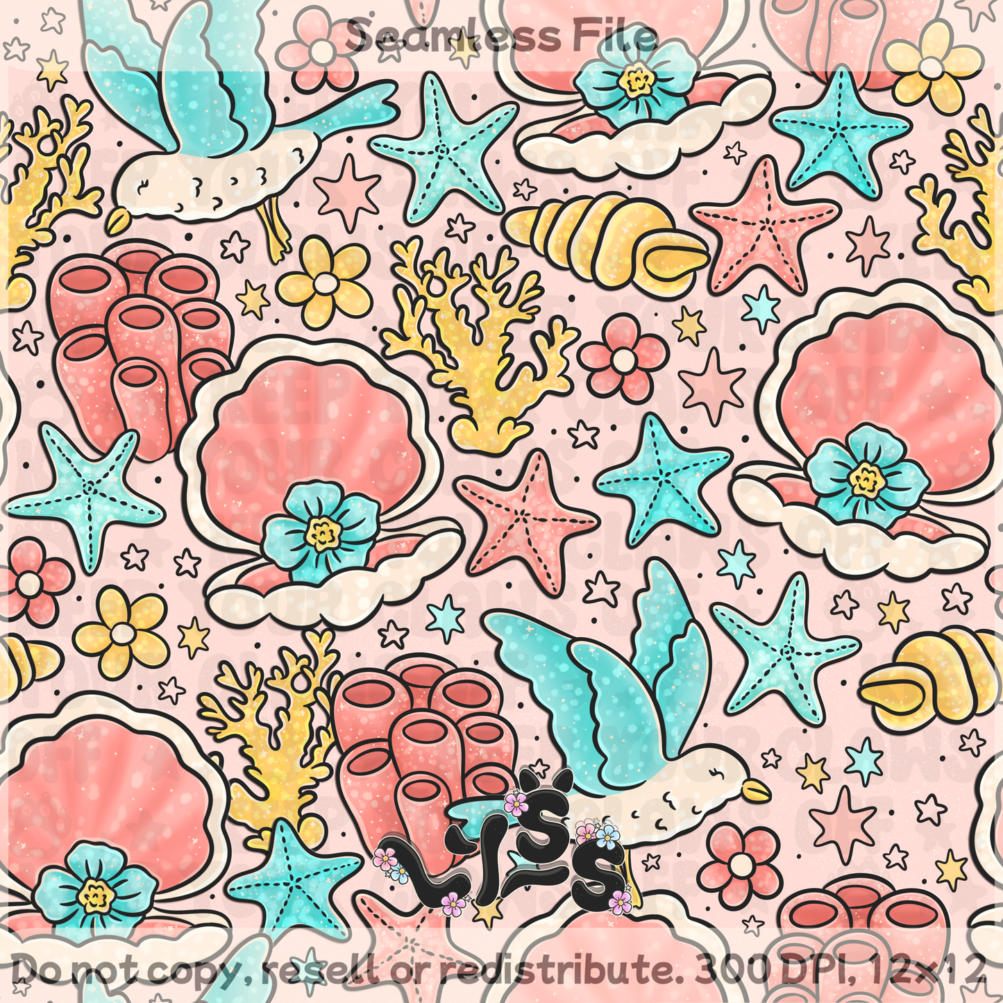 Lyss Doodles - Seamless Files - April 2025 Patreon - Collection #2