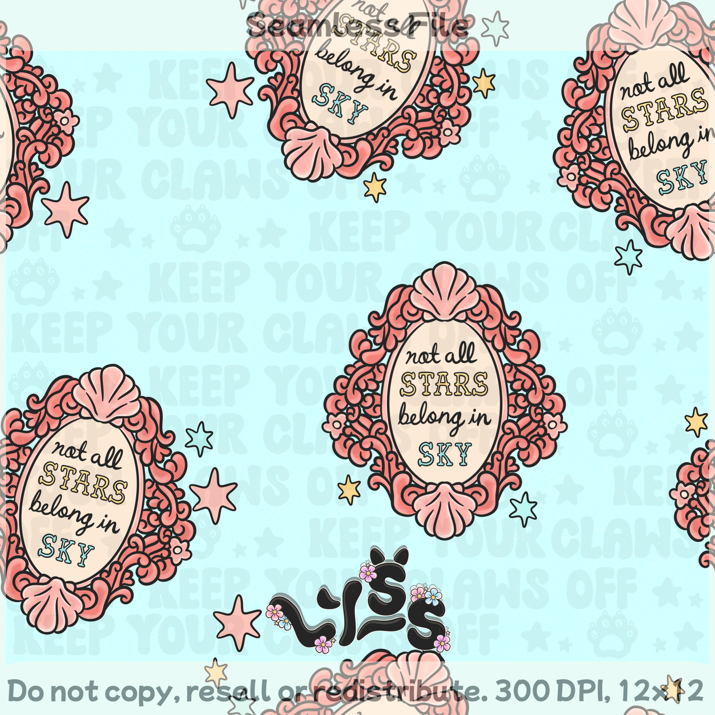 Lyss Doodles - Seamless Files - April 2025 Patreon - Collection #2