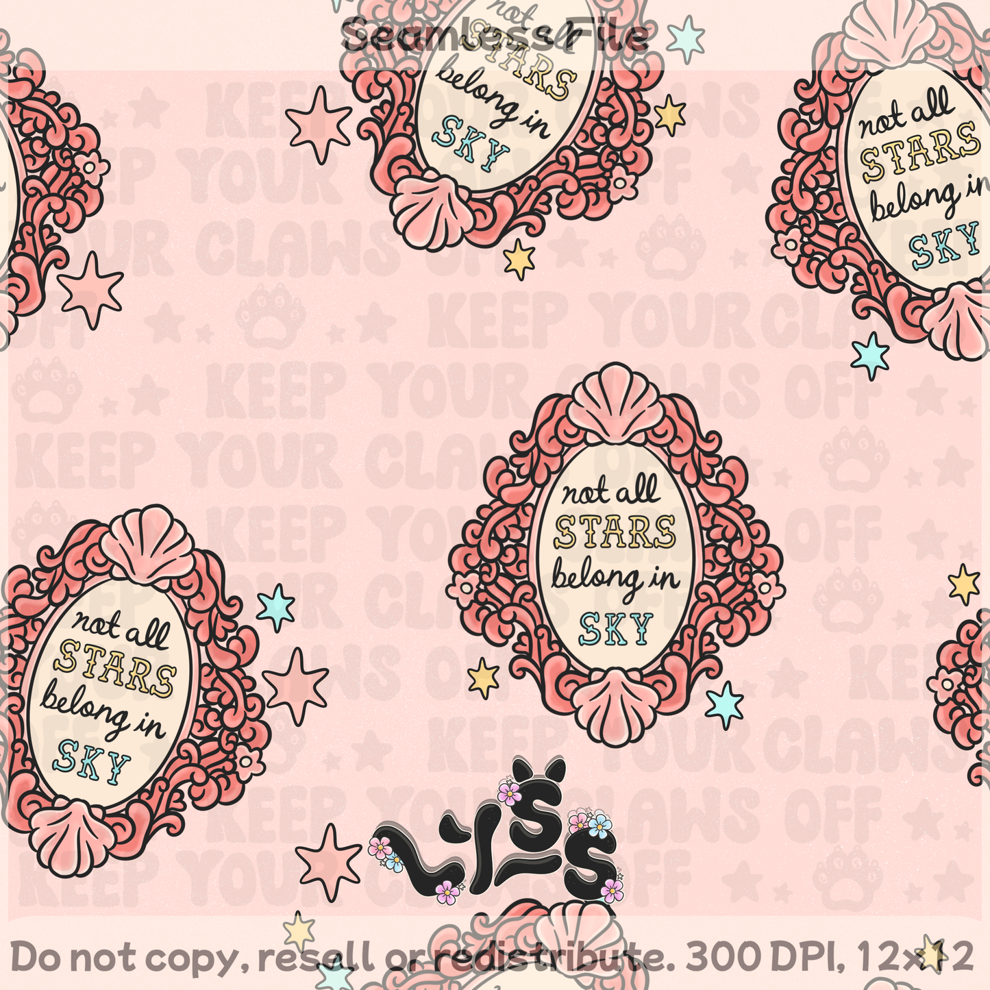 Lyss Doodles - Seamless Files - April 2025 Patreon - Collection #2