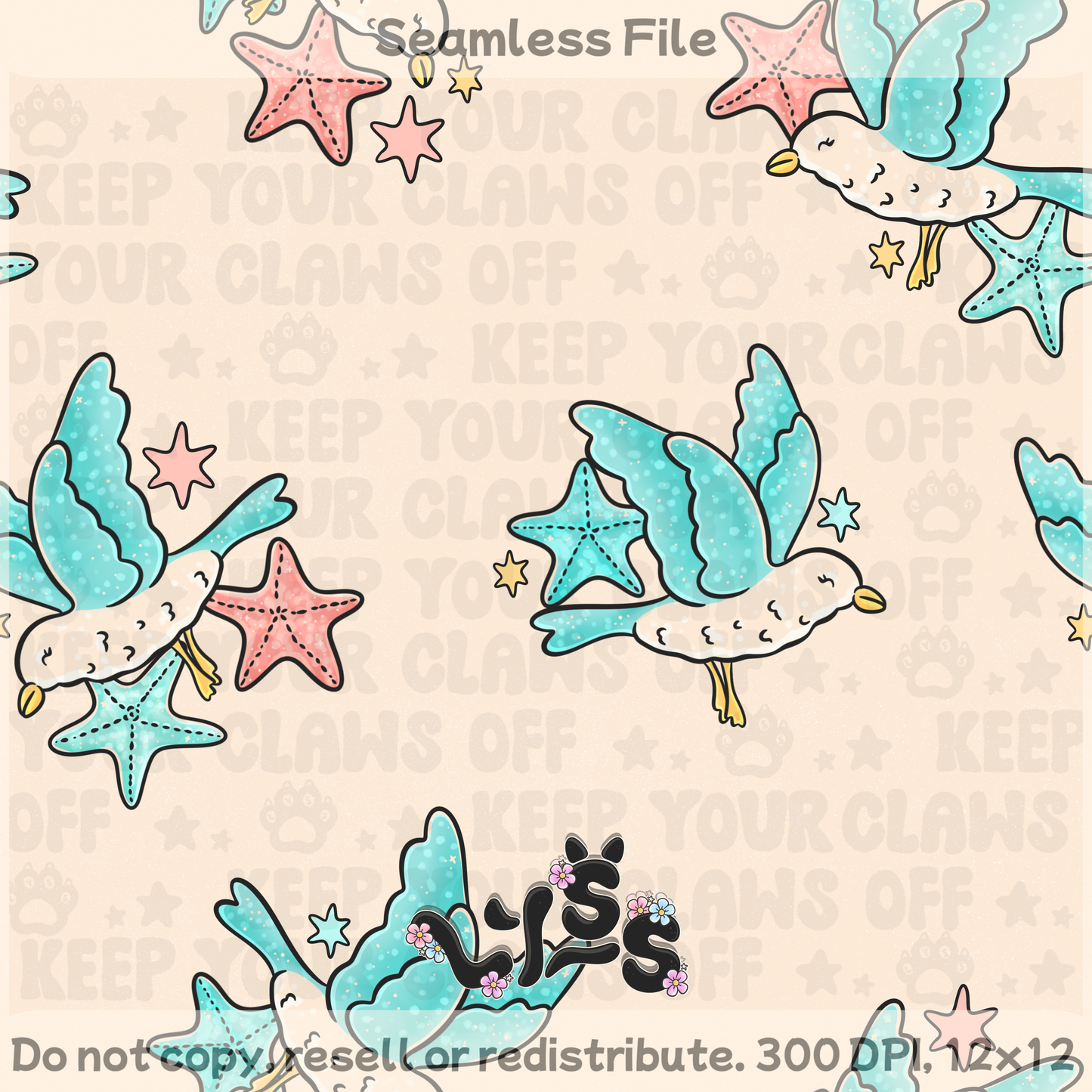 Lyss Doodles - Seamless Files - April 2025 Patreon - Collection #2