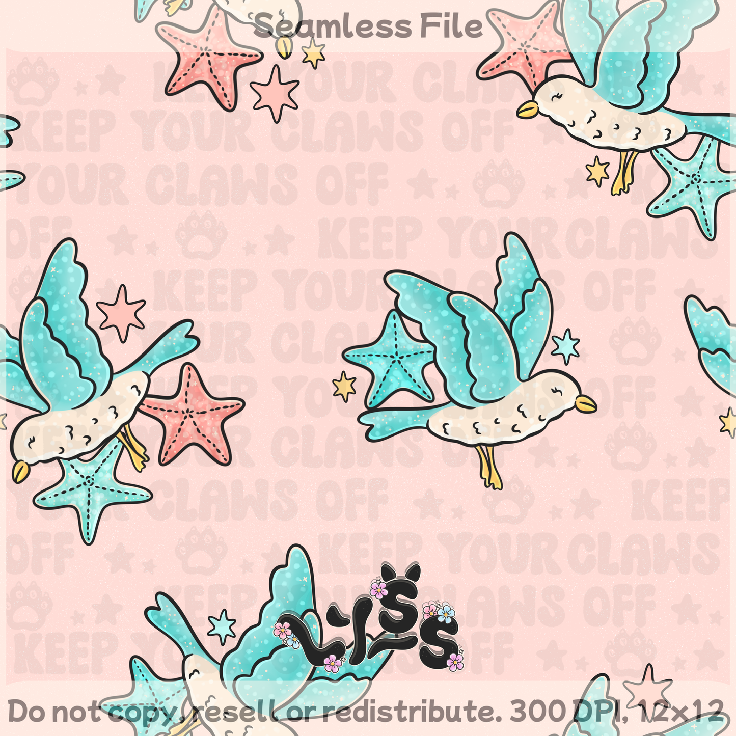 Lyss Doodles - Seamless Files - April 2025 Patreon - Collection #2