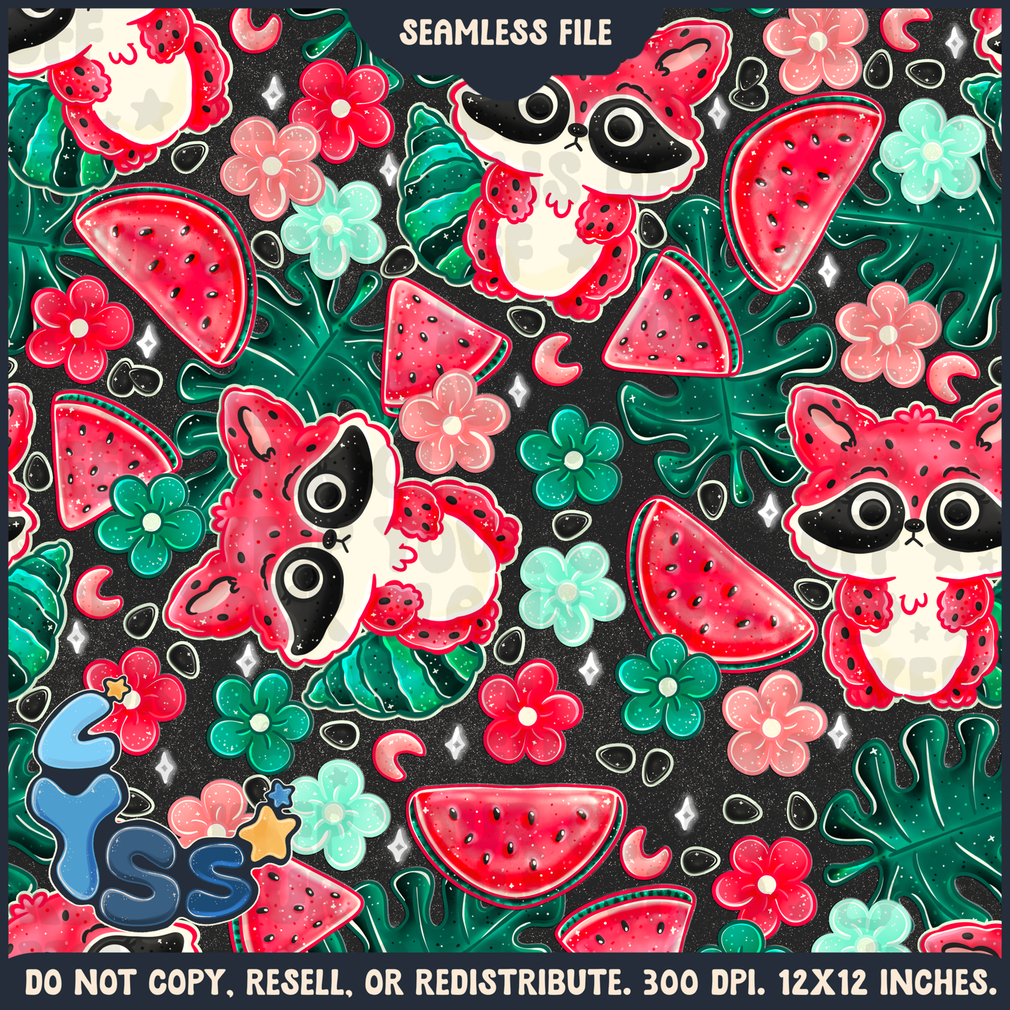 Lyss Doodles - Seamless Files - January 2025 Patreon - Collection #1