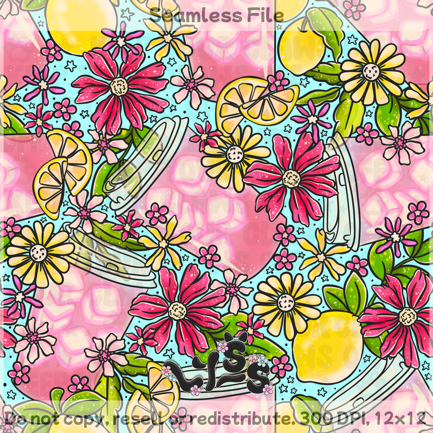 Lyss Doodles - Seamless Files - March 2025 Patreon - Collection #2