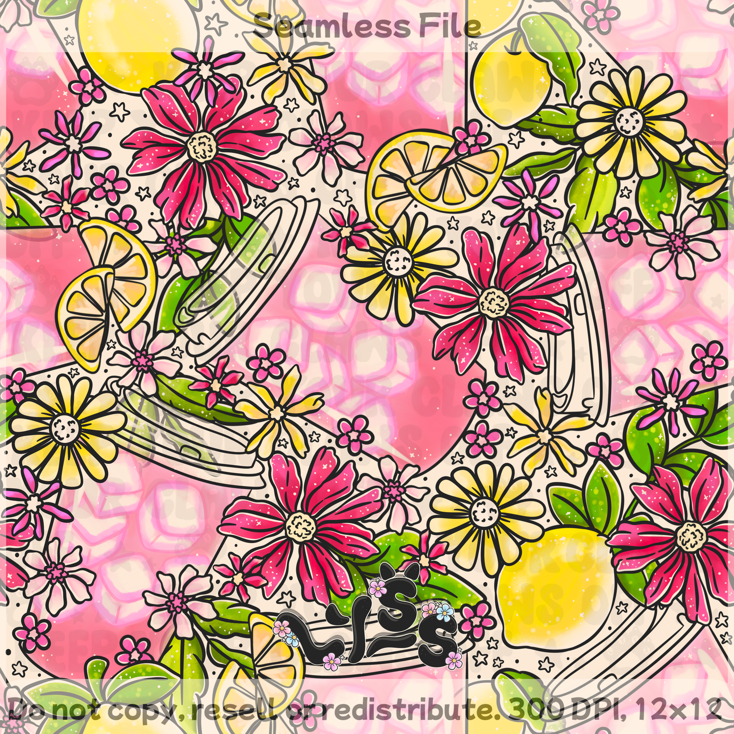 Lyss Doodles - Seamless Files - March 2025 Patreon - Collection #2