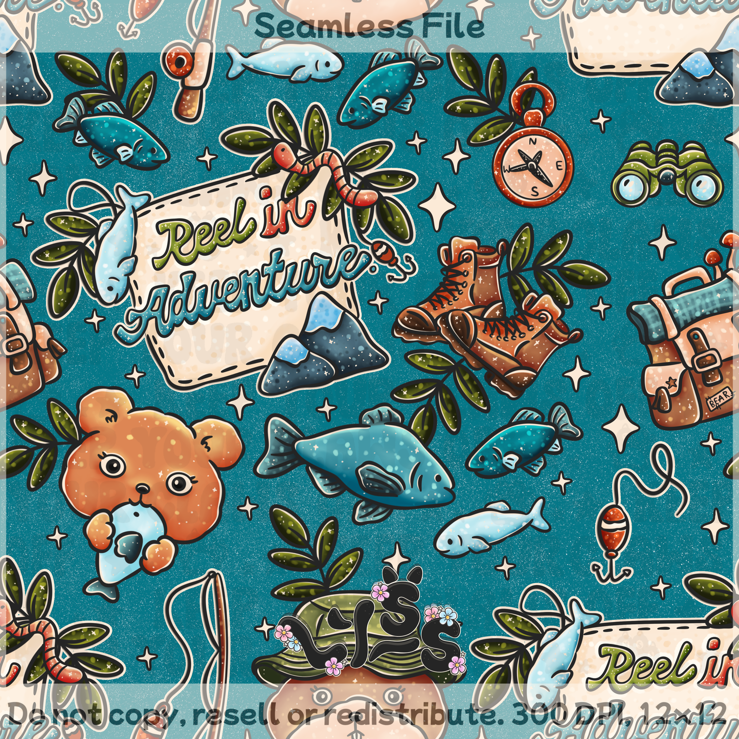 Lyss Doodles - Seamless Files - May 2025 Patreon - Collection #2