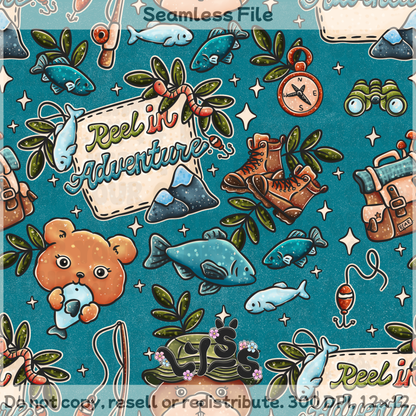 Lyss Doodles - Seamless Files - May 2025 Patreon - Collection #2