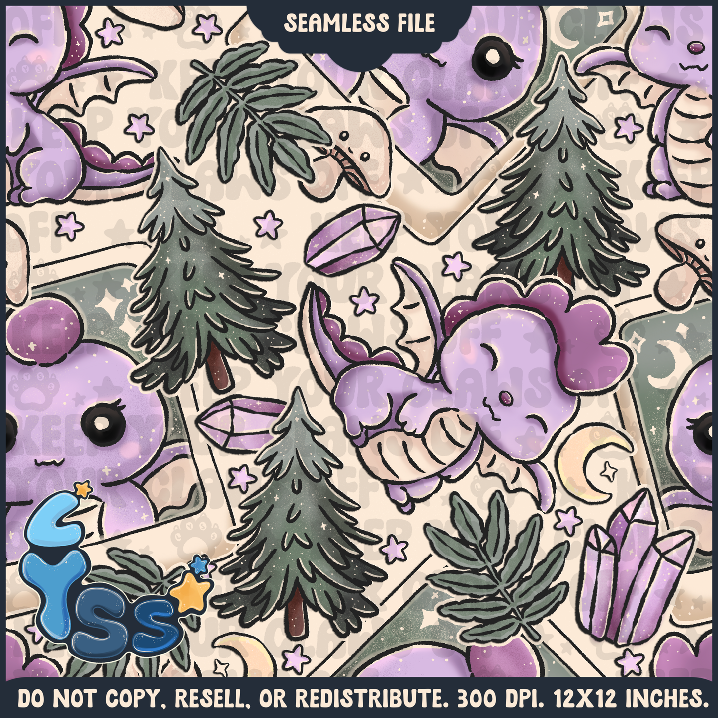 Lyss Doodles - Seamless Files - November 2024 Patreon - Collection #2