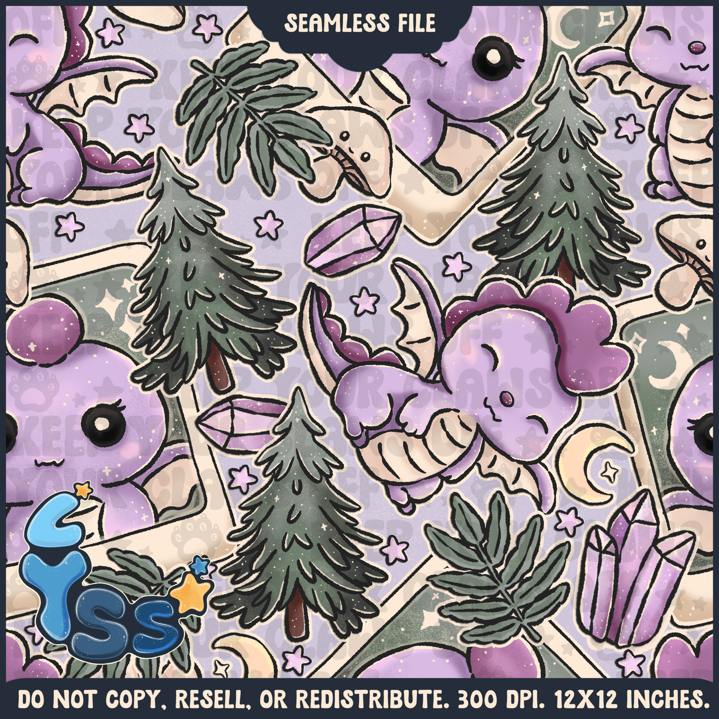 Lyss Doodles - Seamless Files - November 2024 Patreon - Collection #2