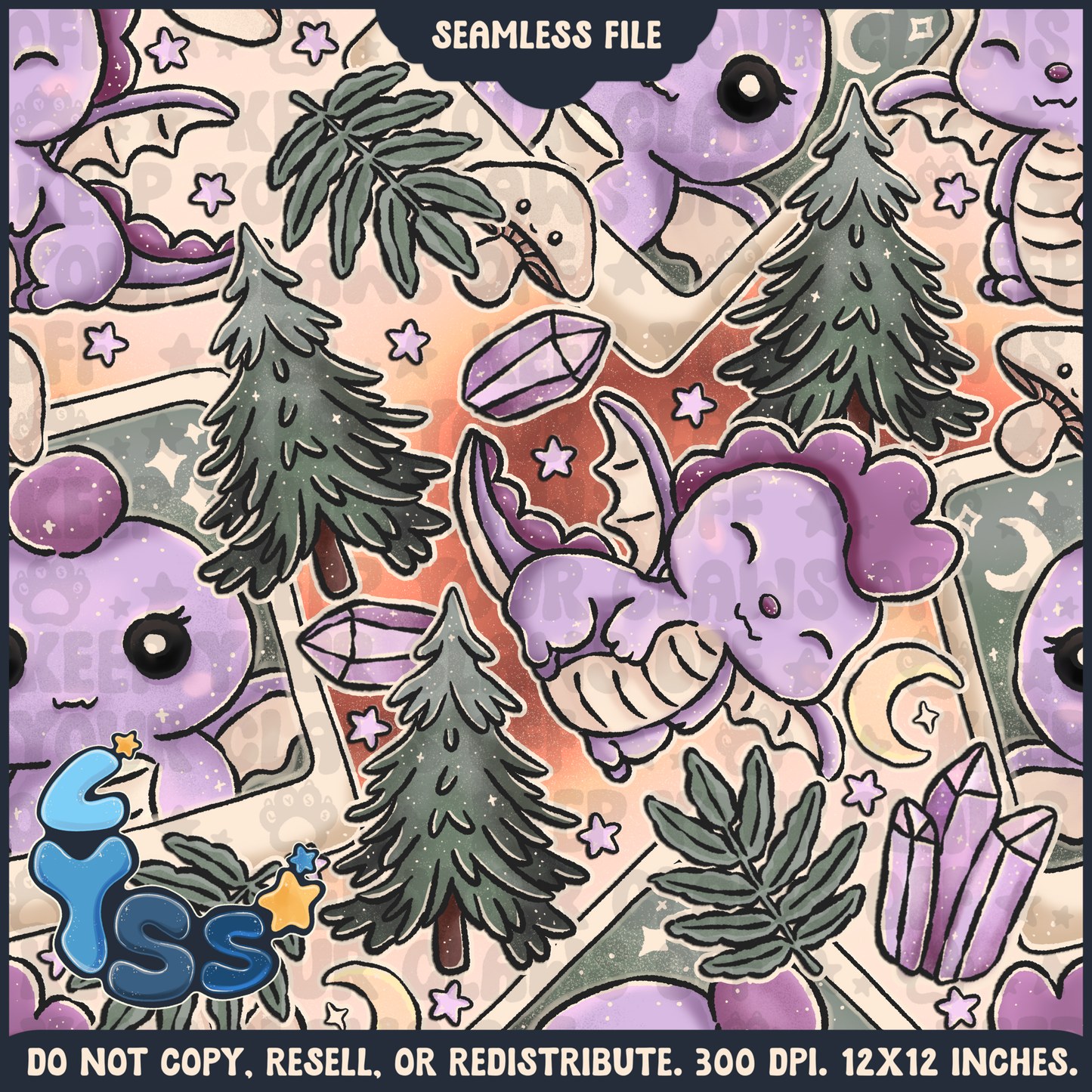 Lyss Doodles - Seamless Files - November 2024 Patreon - Collection #2