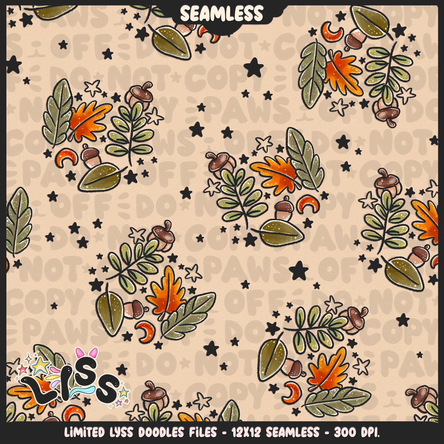 Lyss Doodles - Seamless Files - October 2024 Patreon