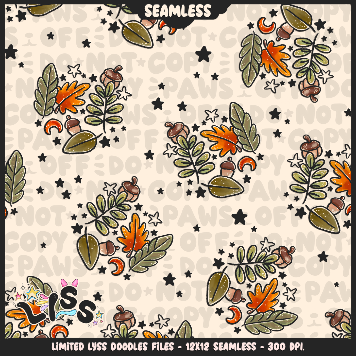 Lyss Doodles - Seamless Files - October 2024 Patreon