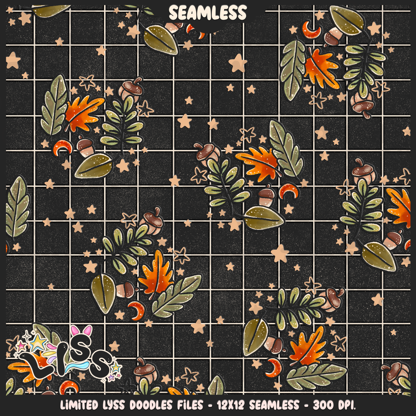 Lyss Doodles - Seamless Files - October 2024 Patreon