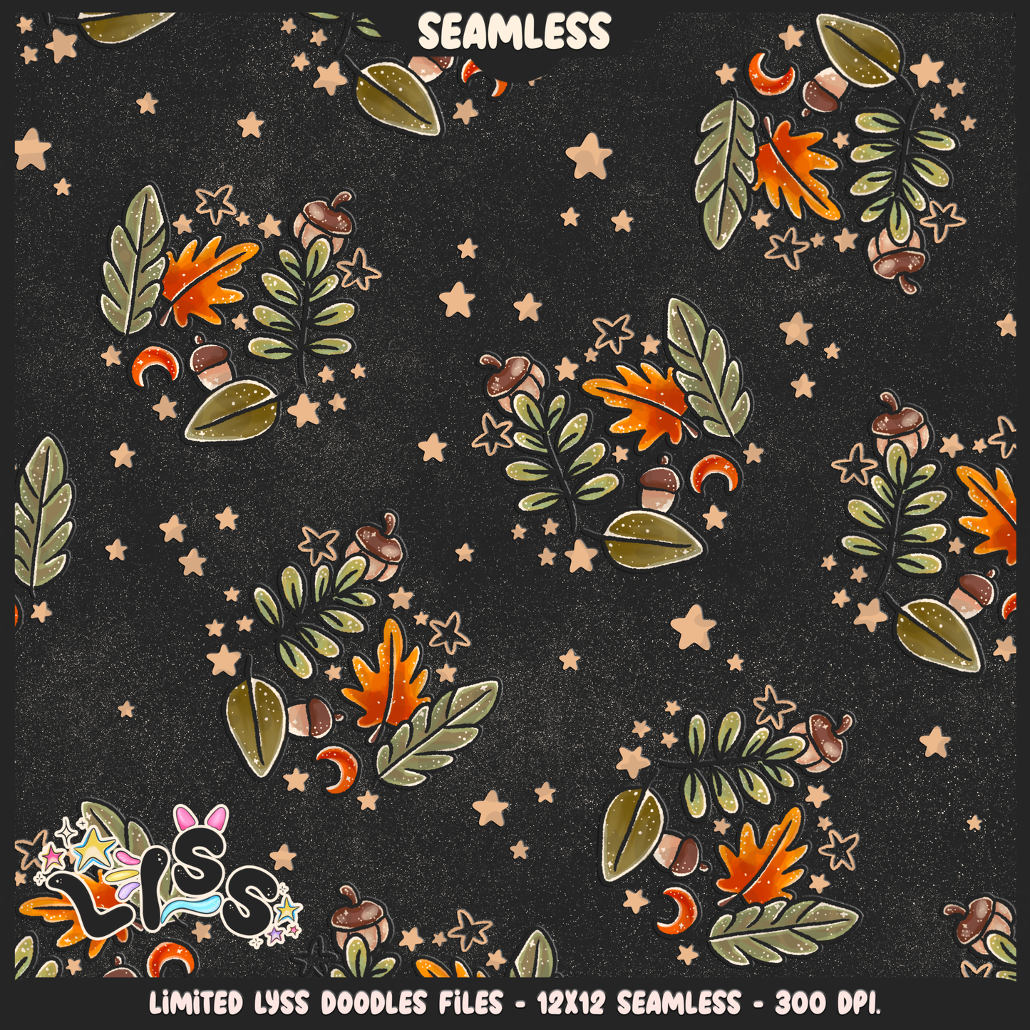 Lyss Doodles - Seamless Files - October 2024 Patreon