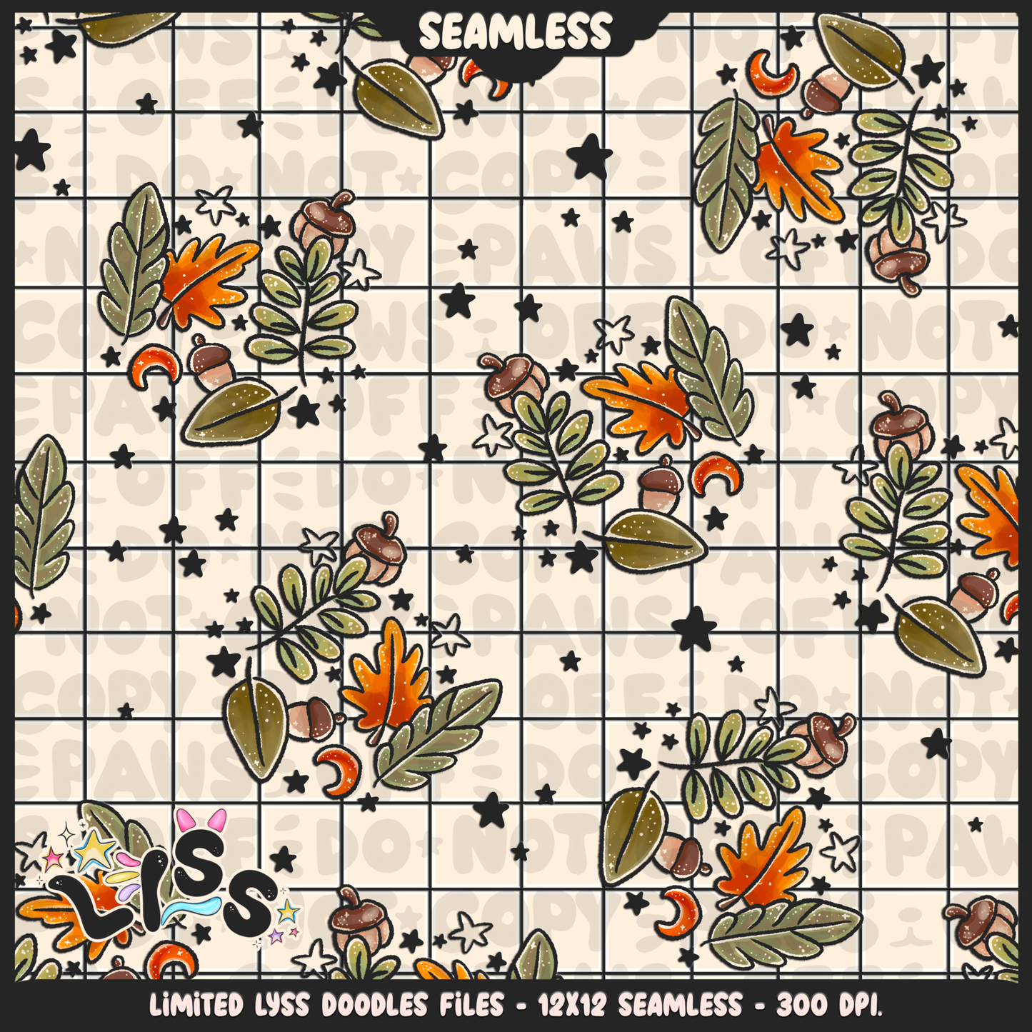 Lyss Doodles - Seamless Files - October 2024 Patreon