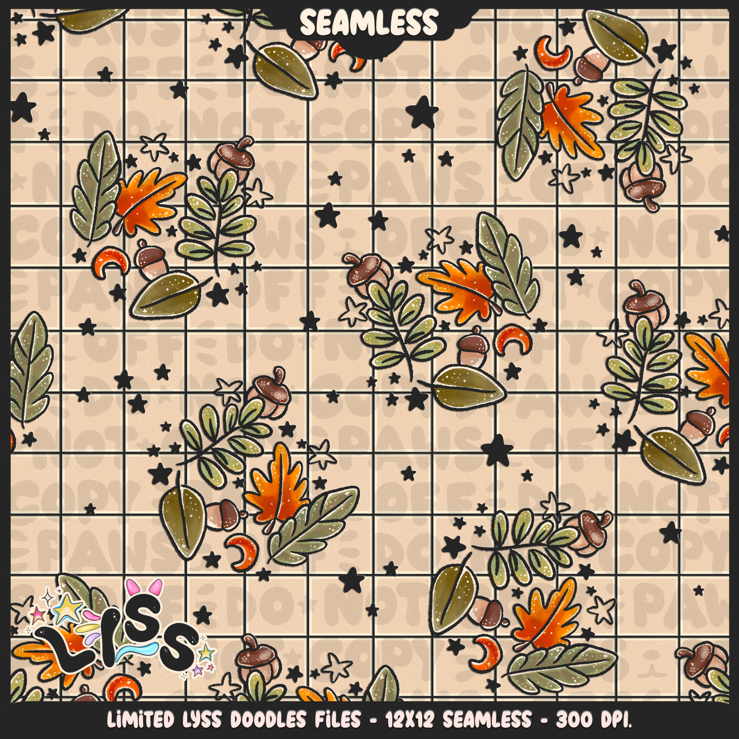 Lyss Doodles - Seamless Files - October 2024 Patreon