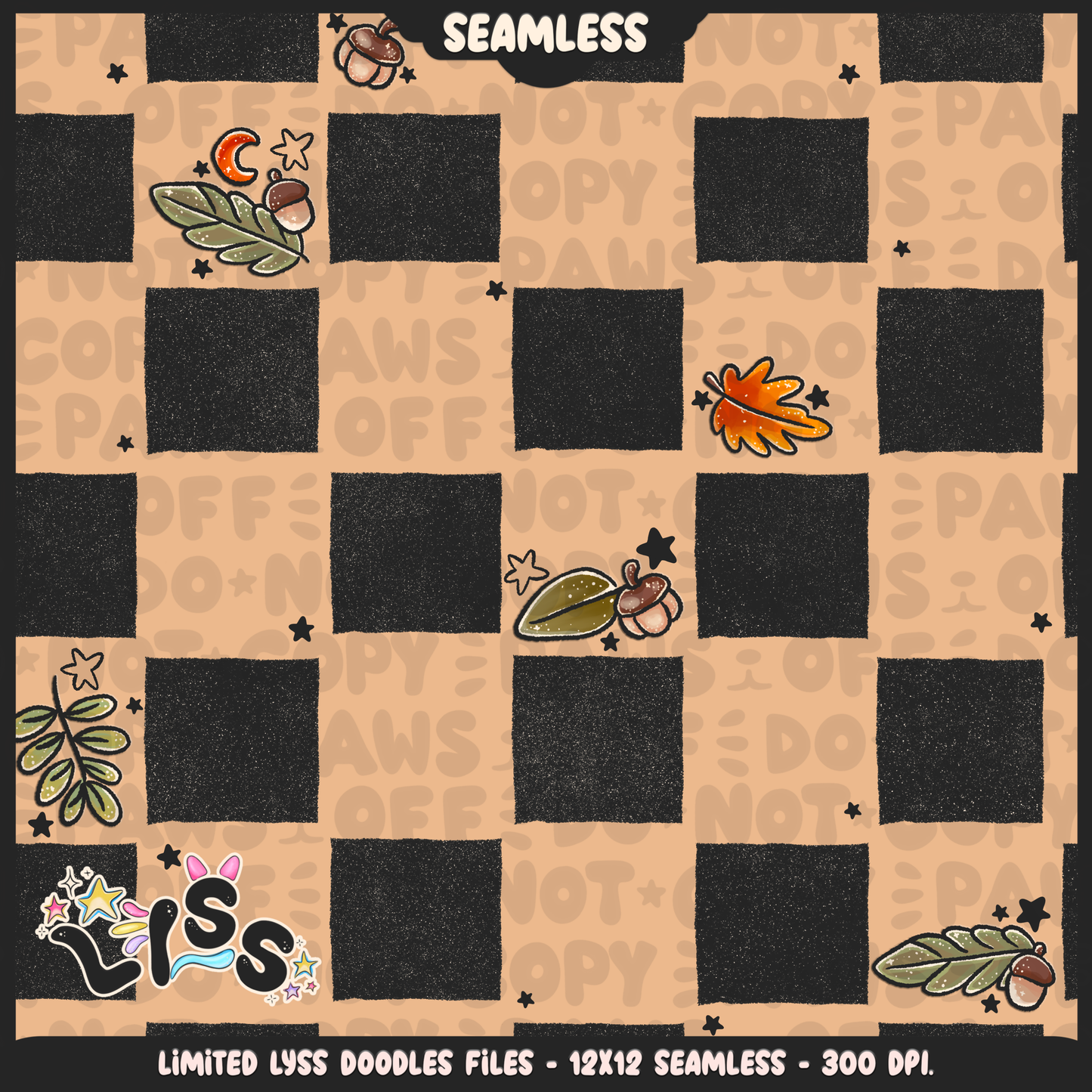 Lyss Doodles - Seamless Files - October 2024 Patreon