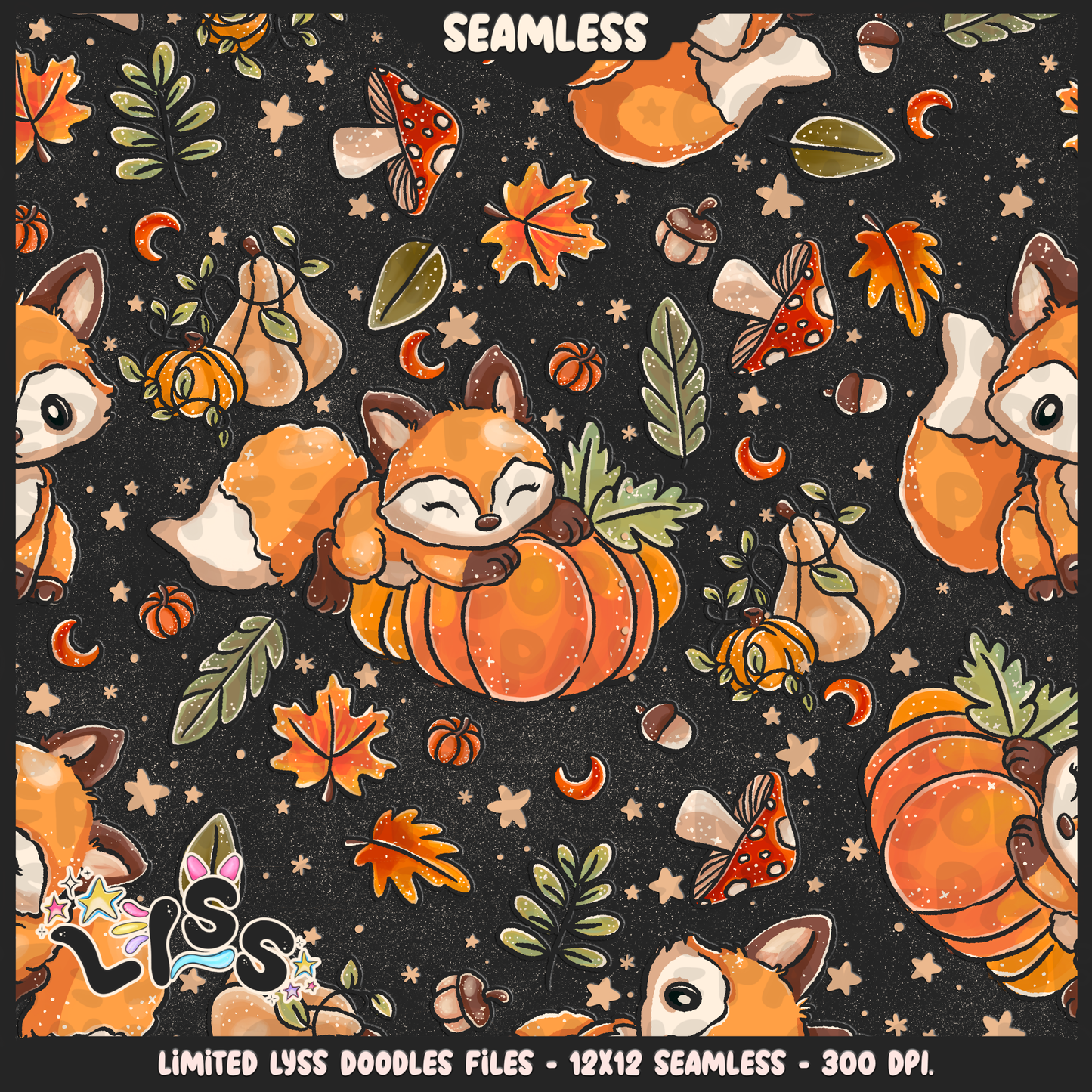 Lyss Doodles - Seamless Files - October 2024 Patreon
