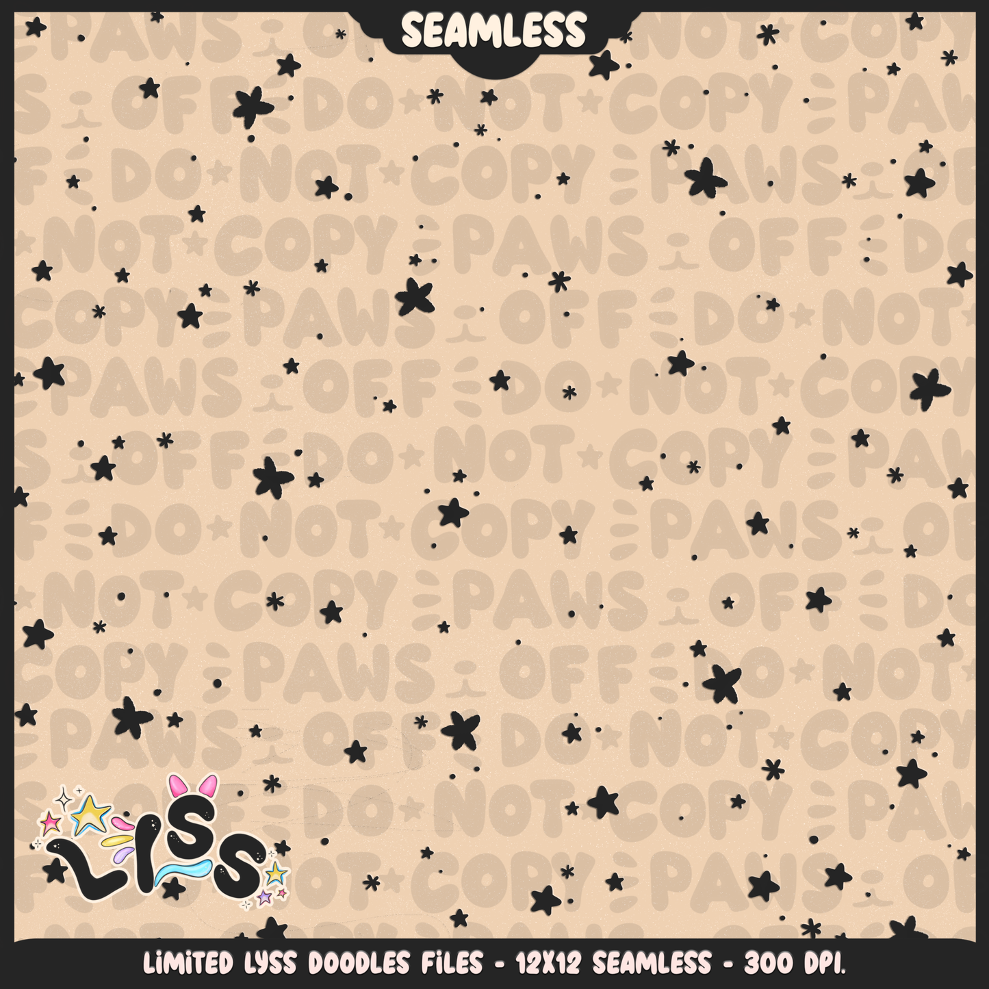 Lyss Doodles - Seamless Files - October 2024 Patreon