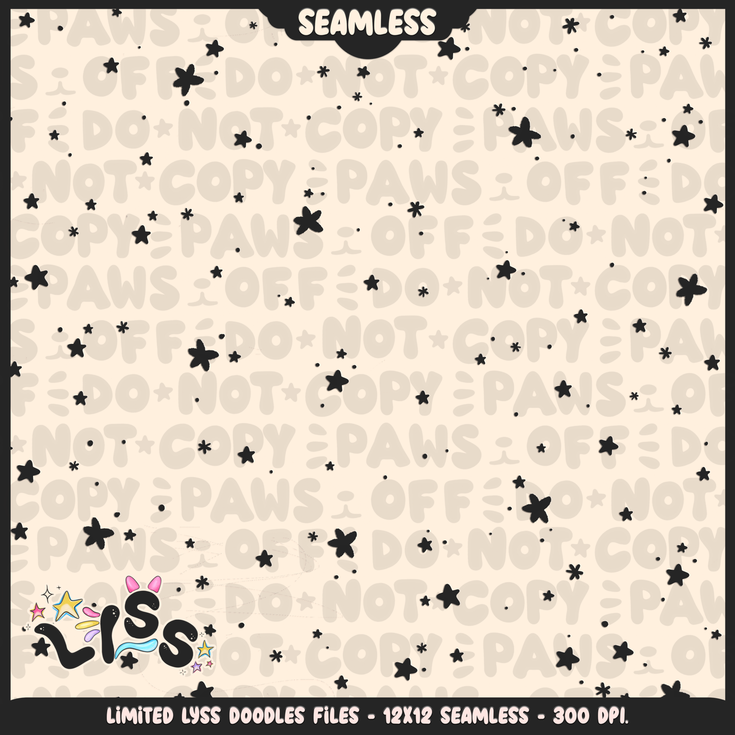 Lyss Doodles - Seamless Files - October 2024 Patreon