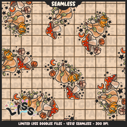 Lyss Doodles - Seamless Files - September 2024 Patreon - Collection #2