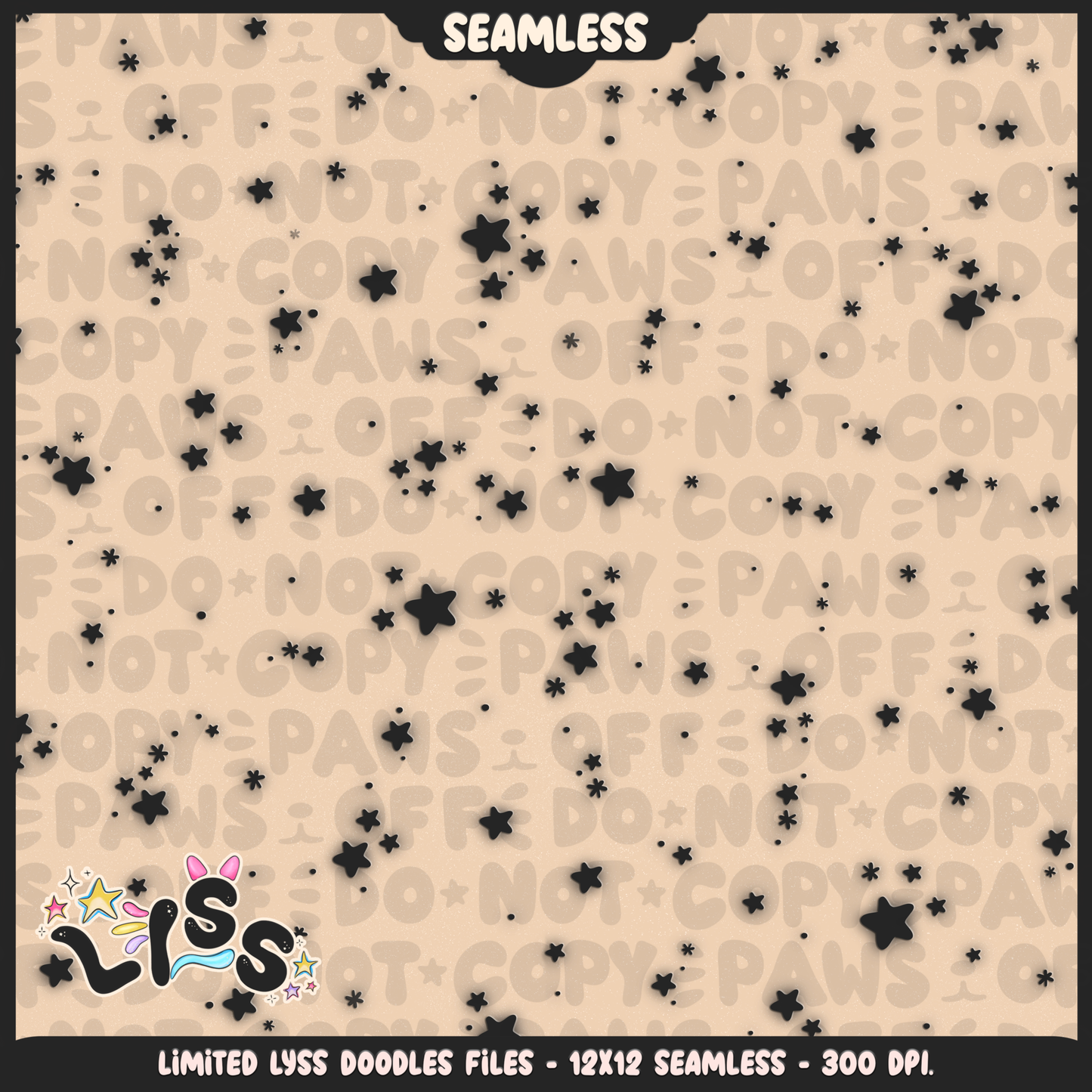 Lyss Doodles - Seamless Files - September 2024 Patreon - Collection #2