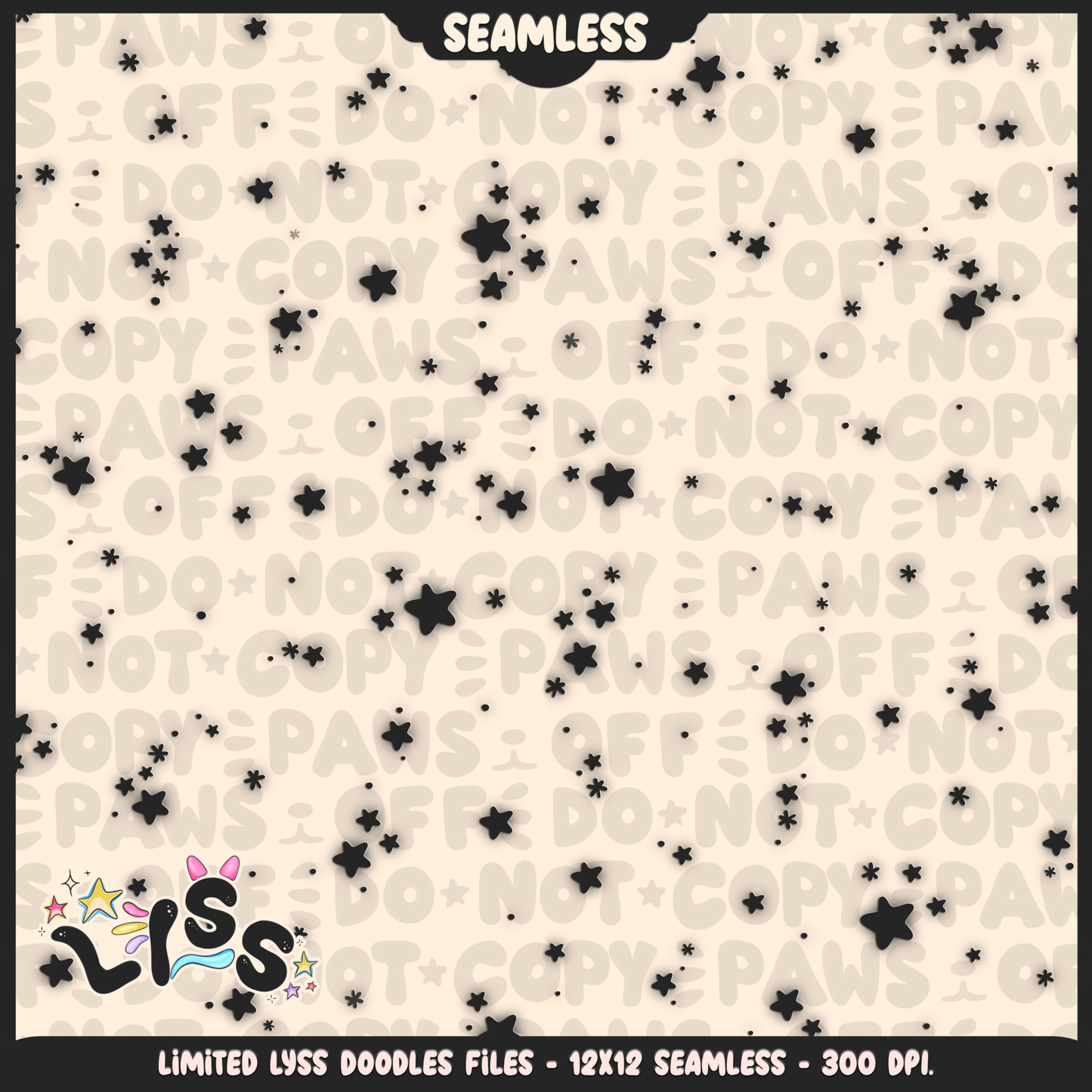 Lyss Doodles - Seamless Files - September 2024 Patreon - Collection #2