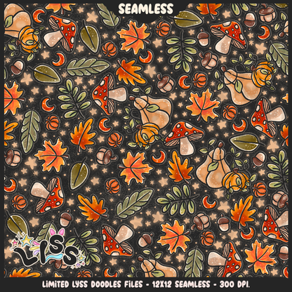 Lyss Doodles - Seamless Files - September 2024 Patreon - Collection #2