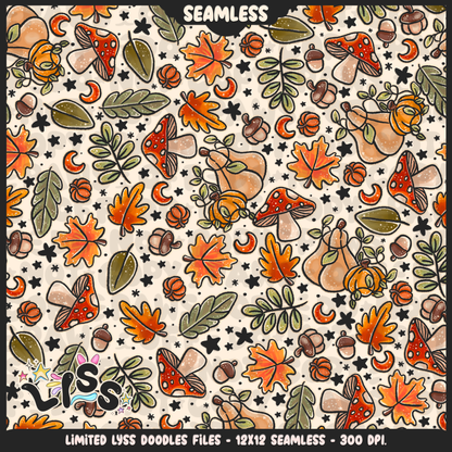 Lyss Doodles - Seamless Files - September 2024 Patreon - Collection #2