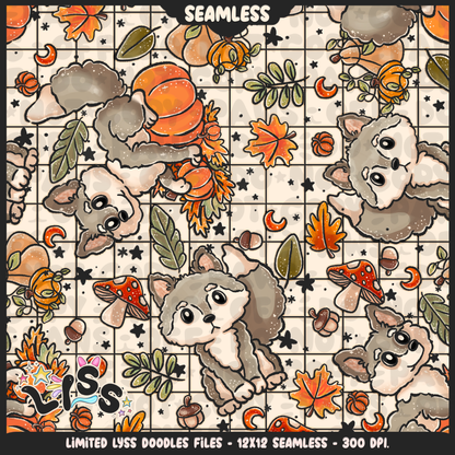 Lyss Doodles - Seamless Files - September 2024 Patreon - Collection #2