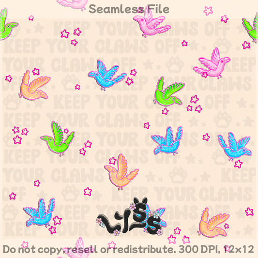 Lyss Doodles - Seamless Files - February 2025 Patreon - Collection #2