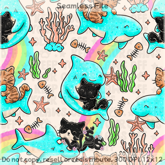 2025 - Lyss Doodles - Seamless - Jaws & Paws - 25LD050