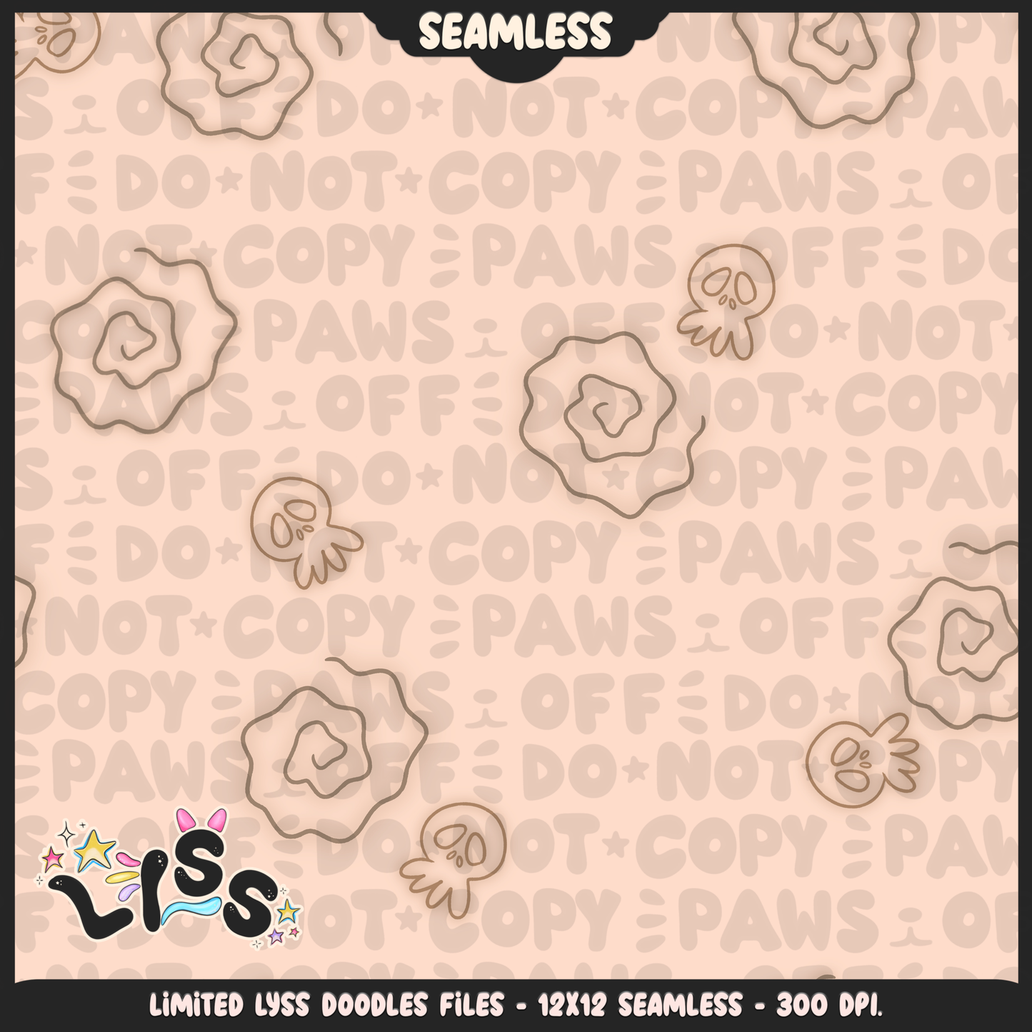 2024 - Lyss Doodles - Coordinates - Reading Nightmare - 24LD017