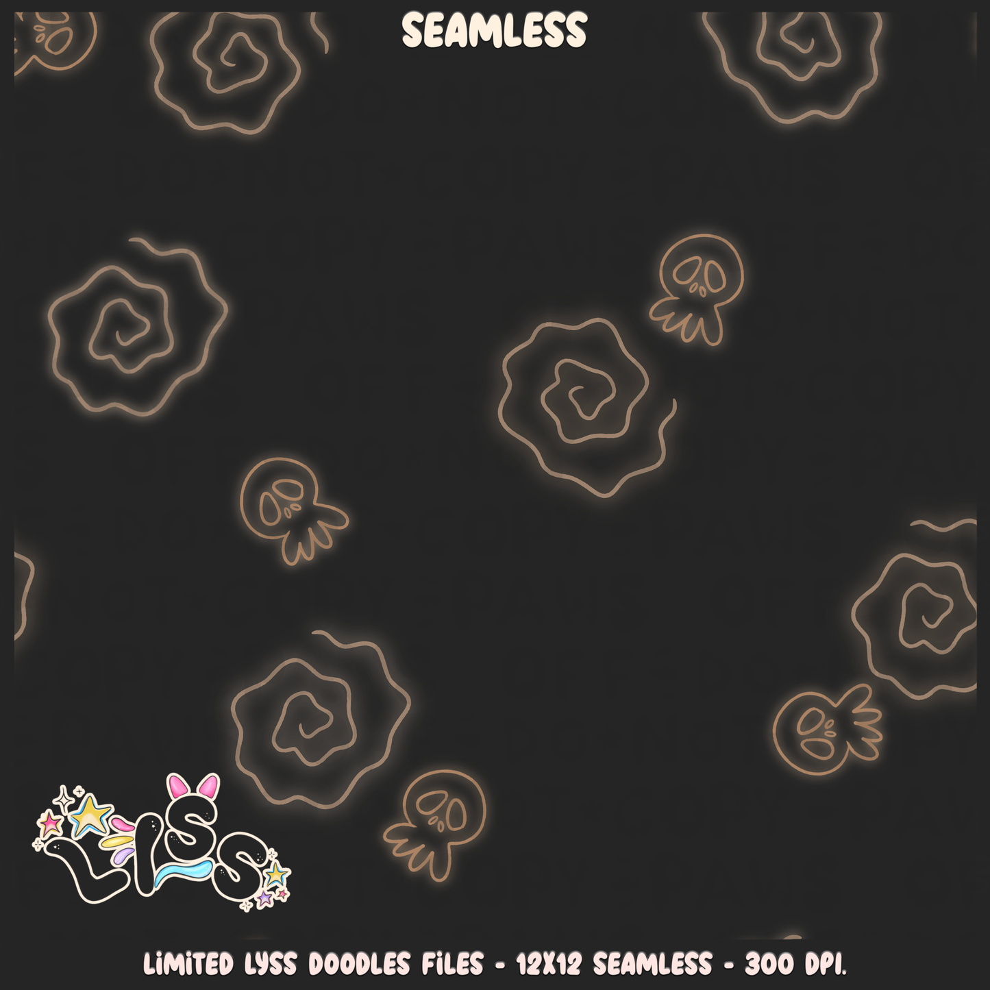 2024 - Lyss Doodles - Coordinates - Reading Nightmare - 24LD017