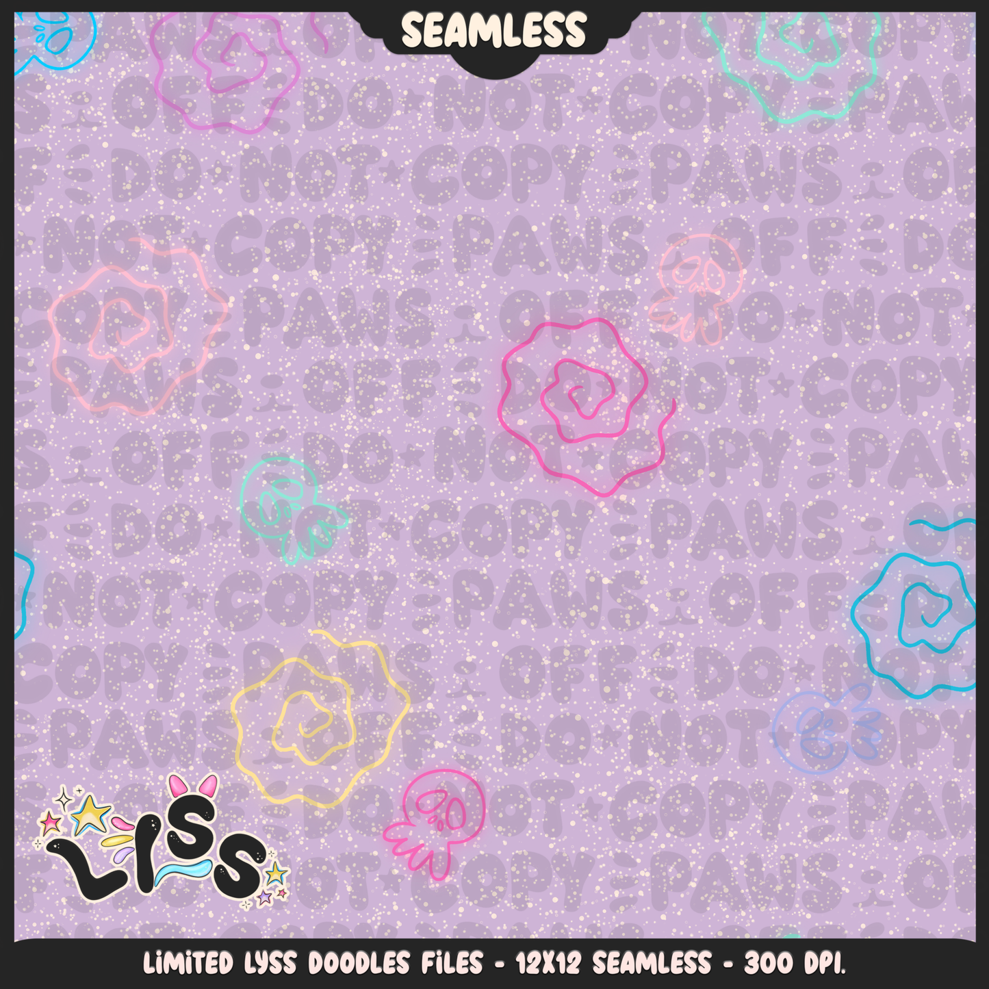 2024 - Lyss Doodles - Coordinates - Reading Nightmare - 24LD017