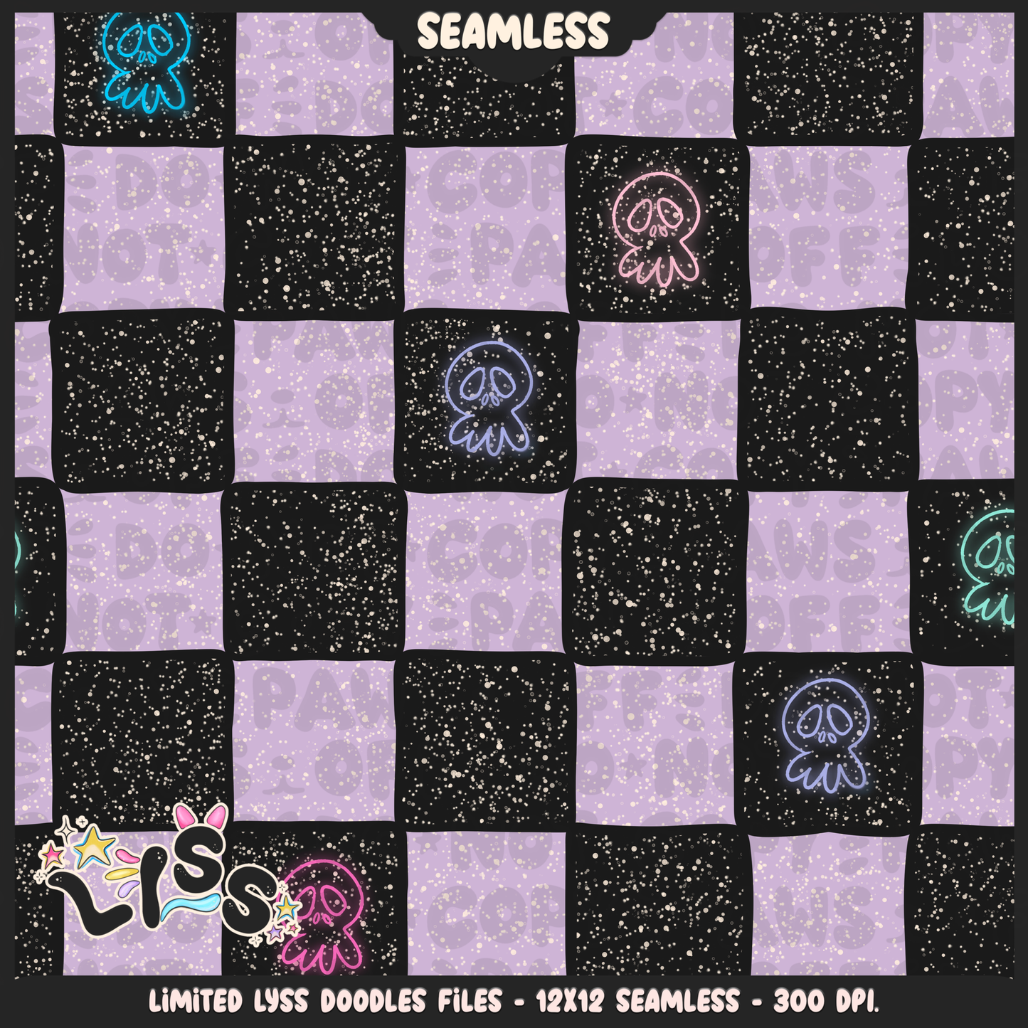 2024 - Lyss Doodles - Coordinates - Reading Nightmare - 24LD017