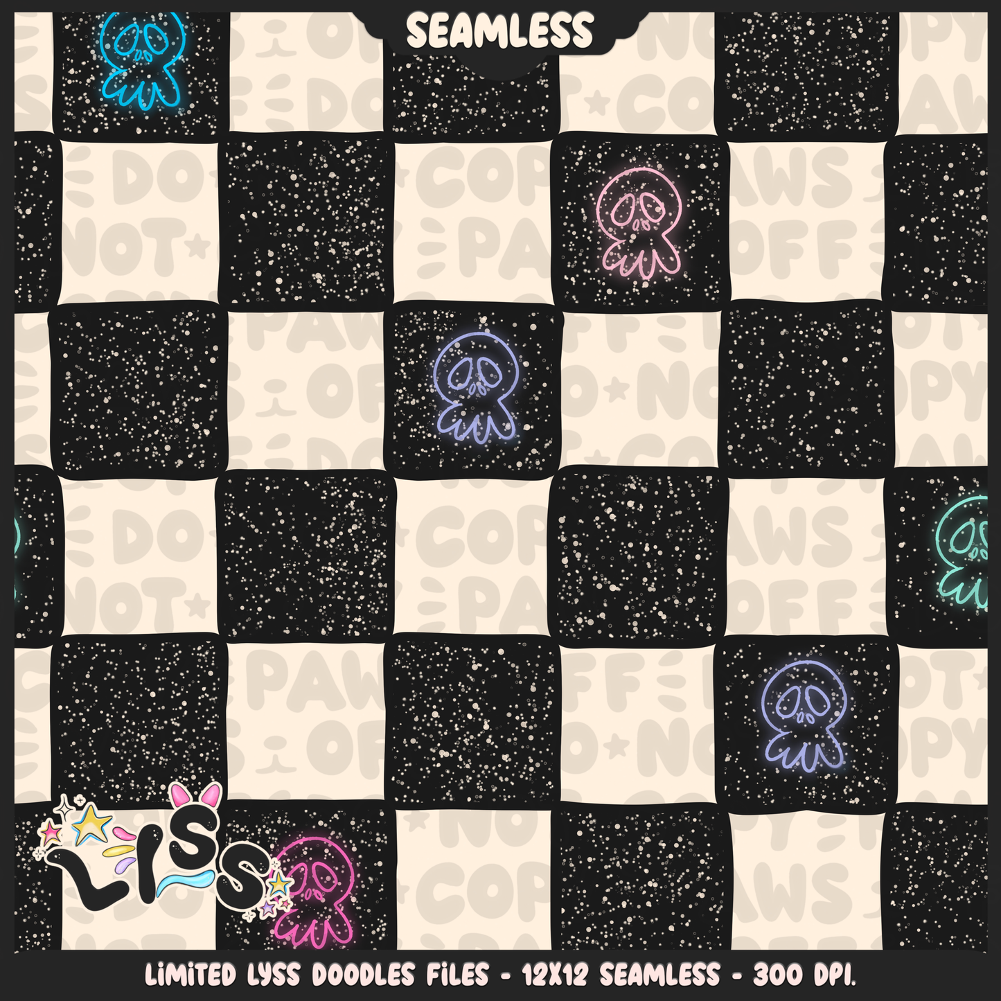 2024 - Lyss Doodles - Coordinates - Reading Nightmare - 24LD017