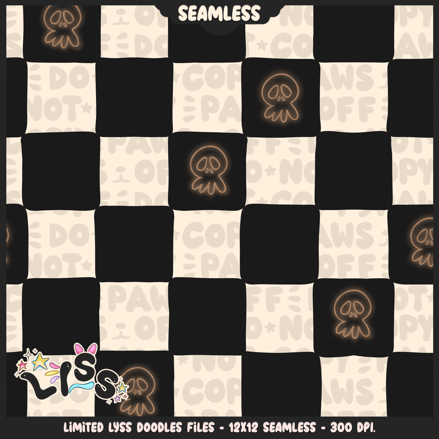 2024 - Lyss Doodles - Coordinates - Reading Nightmare - 24LD017